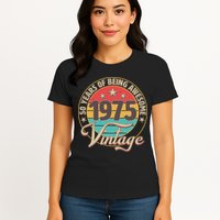 Vintage 1975 50 Years Of Being Awesome Womens T-Shirt