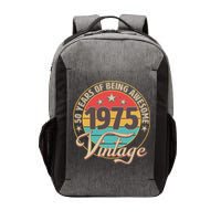 Vintage 1975 50 Years Of Being Awesome Vector Backpack