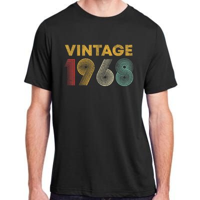 Vintage 1968 55th Birthday Present Gift  Wo 55 Years Old Adult ChromaSoft Performance T-Shirt