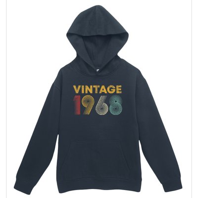 Vintage 1968 55th Birthday Present Gift  Wo 55 Years Old Urban Pullover Hoodie