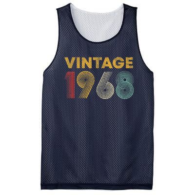 Vintage 1968 55th Birthday Present Gift  Wo 55 Years Old Mesh Reversible Basketball Jersey Tank