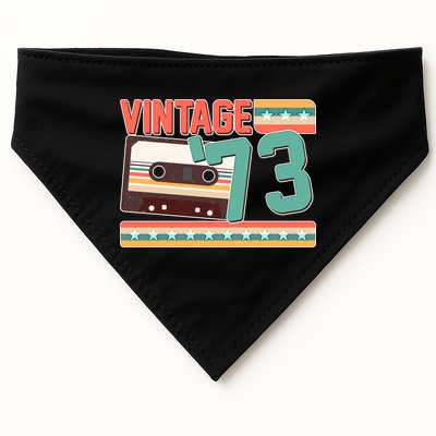 Vintage 1973 50th Birthday Cassette Tape USA-Made Doggie Bandana