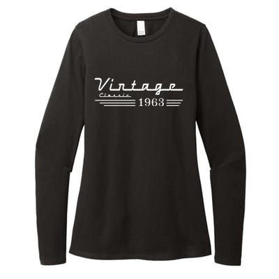 Vintage 1963 59th Birthday Womens CVC Long Sleeve Shirt