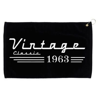 Vintage 1963 59th Birthday Grommeted Golf Towel