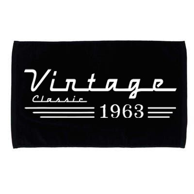 Vintage 1963 59th Birthday Microfiber Hand Towel