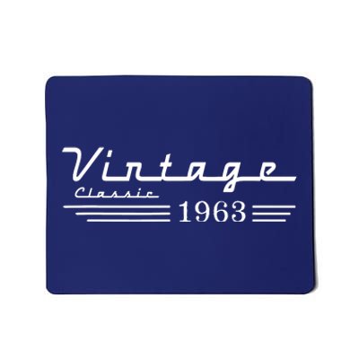 Vintage 1963 59th Birthday Mousepad