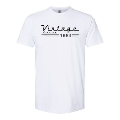 Vintage 1963 59th Birthday Softstyle CVC T-Shirt