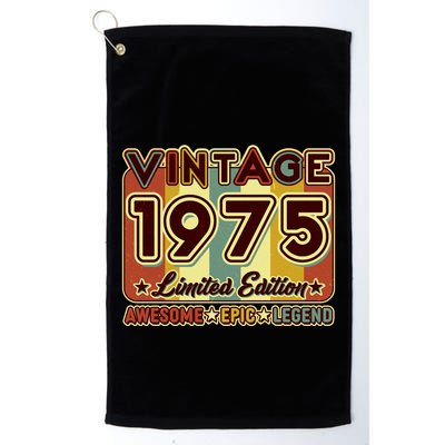 Vintage 1975 50th Birthday Limited Edition Awesome Epic Legend Golf Towel