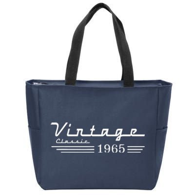 Vintage 1965 57th Birthday Zip Tote Bag