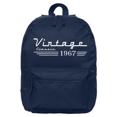 Vintage 1967 55th Birthday 16 in Basic Backpack