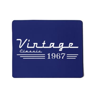 Vintage 1967 55th Birthday Mousepad