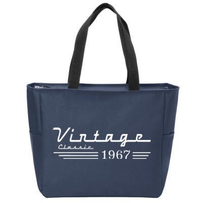 Vintage 1967 55th Birthday Zip Tote Bag