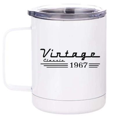 Vintage 1967 55th Birthday 12 oz Stainless Steel Tumbler Cup