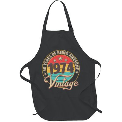 Vintage 1974 50 Years Of Being Awesome Apron