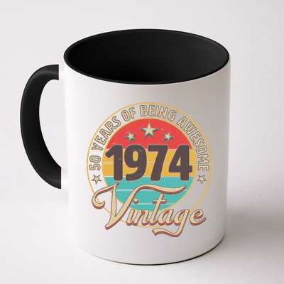 Vintage 1974 50 Years Of Being Awesome Mug