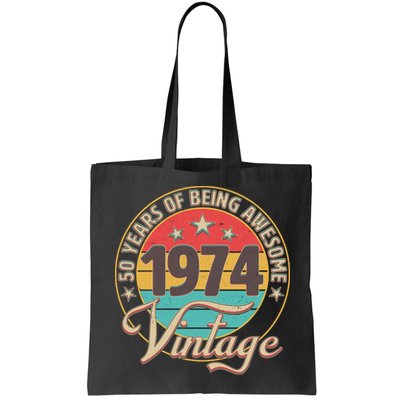 Vintage 1974 50 Years Of Being Awesome Bag
