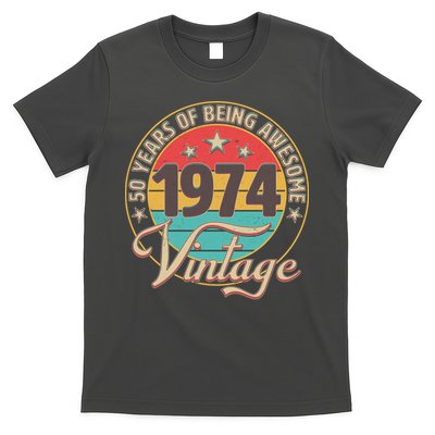 Vintage 1974 50 Years Of Being Awesome T-Shirt