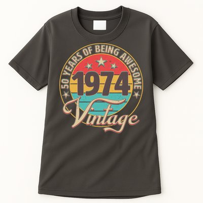 Vintage 1974 50 Years Of Being Awesome Tall T-Shirt