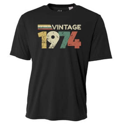 Vintage 1974 50th Birthday 2024 Cooling Performance Crew T-Shirt