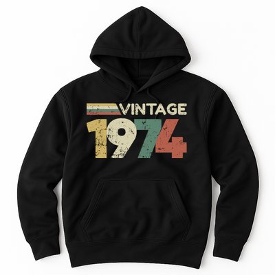 Vintage 1974 50th Birthday 2024 Hoodie