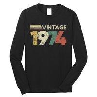 Vintage 1974 50th Birthday 2024 Long Sleeve Shirt