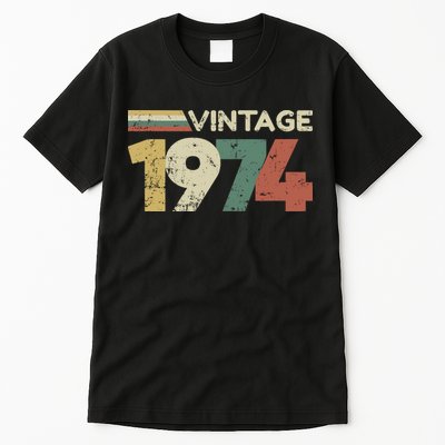 Vintage 1974 50th Birthday 2024 Tall T-Shirt