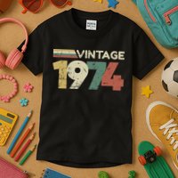 Vintage 1974 50th Birthday 2024 Kids T-Shirt