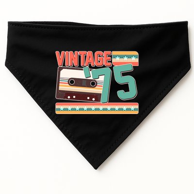 Vintage 1975 50th Birthday Cassette Tape USA-Made Doggie Bandana