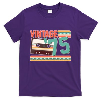 Vintage 1975 50th Birthday Cassette Tape T-Shirt