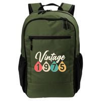 Vintage 1975 50th Birthday Retro Teardrop Design Backpack