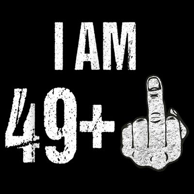Vintage 1969 50th Birthday Shirt I Am 49 Plus Middle Finger T-Shirt
