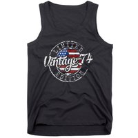 Vintage 1974 50th Birthday Gifts 50 Year Old Tank Top