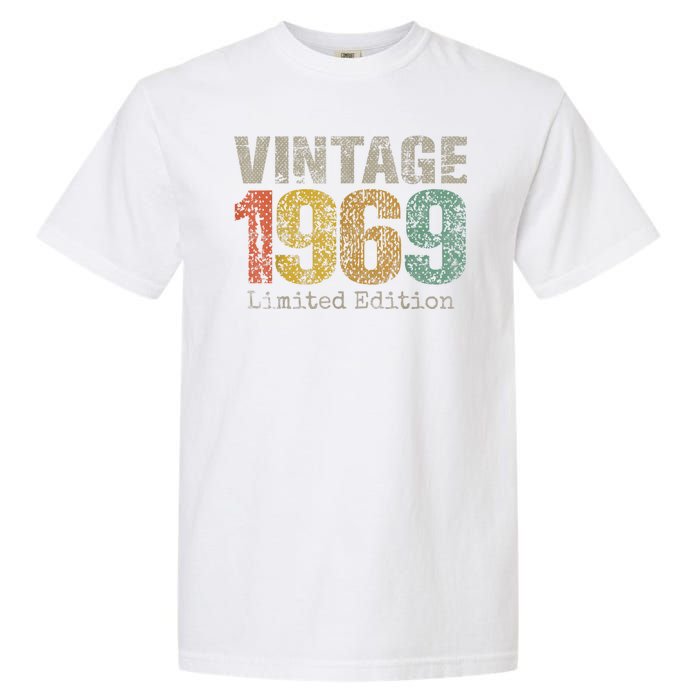 Vintage 1969 55th Birthday Gifts 55 Year Old Garment-Dyed Heavyweight T-Shirt