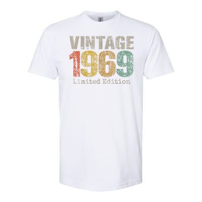 Vintage 1969 55th Birthday Gifts 55 Year Old Softstyle CVC T-Shirt