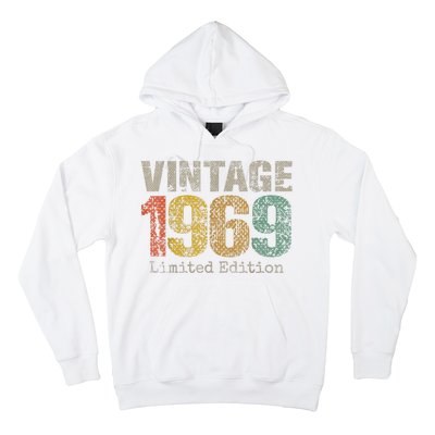 Vintage 1969 55th Birthday Gifts 55 Year Old Hoodie