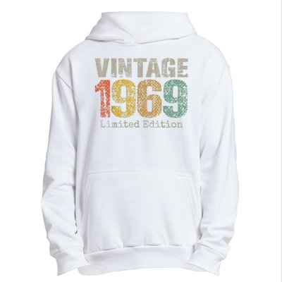 Vintage 1969 55th Birthday Gifts 55 Year Old Urban Pullover Hoodie