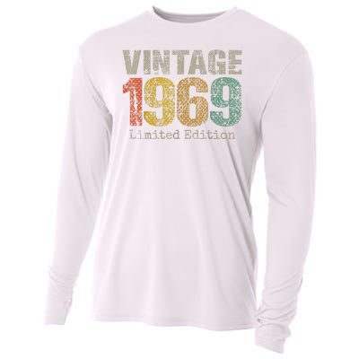 Vintage 1969 55th Birthday Gifts 55 Year Old Cooling Performance Long Sleeve Crew