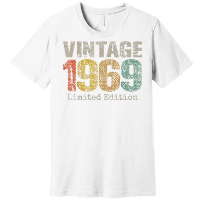 Vintage 1969 55th Birthday Gifts 55 Year Old Premium T-Shirt