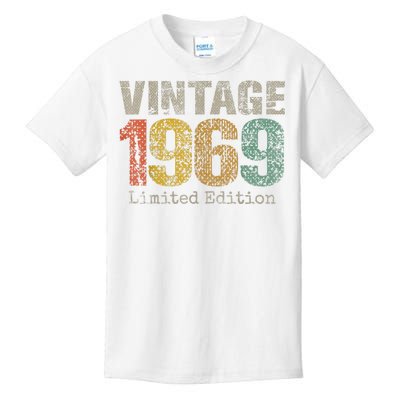 Vintage 1969 55th Birthday Gifts 55 Year Old Kids T-Shirt