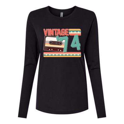 Vintage 1974 50th Birthday Cassette Tape Womens Cotton Relaxed Long Sleeve T-Shirt