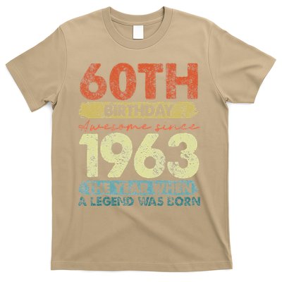 Vintage 1963 60 Year Old Gifts Limited Edition 60th Birthday T-Shirt