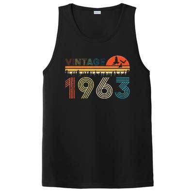 Vintage 1963 60 Years Old 60th Birthday Gifts For Women PosiCharge Competitor Tank