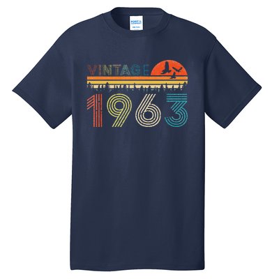 Vintage 1963 60 Years Old 60th Birthday Gifts For Women Tall T-Shirt