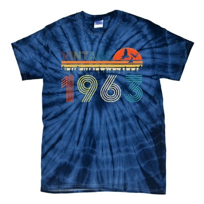 Vintage 1963 60 Years Old 60th Birthday Gifts For Women Tie-Dye T-Shirt