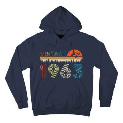 Vintage 1963 60 Years Old 60th Birthday Gifts For Women Tall Hoodie