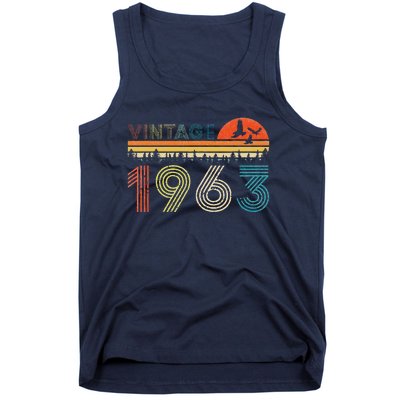 Vintage 1963 60 Years Old 60th Birthday Gifts For Women Tank Top