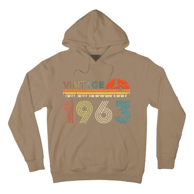 Vintage 1963 60 Years Old 60th Birthday Gifts For Women Hoodie