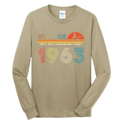 Vintage 1963 60 Years Old 60th Birthday Gifts For Women Tall Long Sleeve T-Shirt