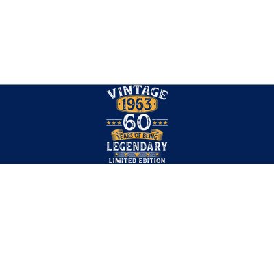 Vintage 1963 60 Years Old Gifts 60th Birthday Gift For Cute Bumper Sticker