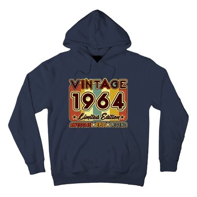 Vintage 1964 60th Birthday Limited Edition Awesome Epic Legend Hoodie